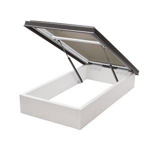 Columbia Skylights Double Glazed Bronze Roof Access Hatch with Brown Frame - 22.5-in x 46.5-in