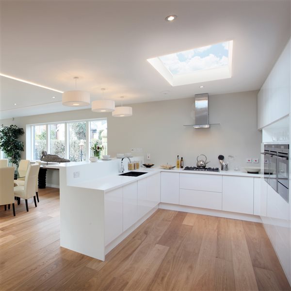 Columbia Double Glazed Clear 36.5 x 36.5 Acrylic Pyramid Skylight - Brown