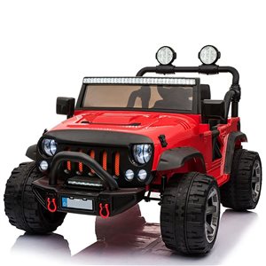 Voltz Toys 2-Seater Electric Ride-on Jeep with Parental Control - Red