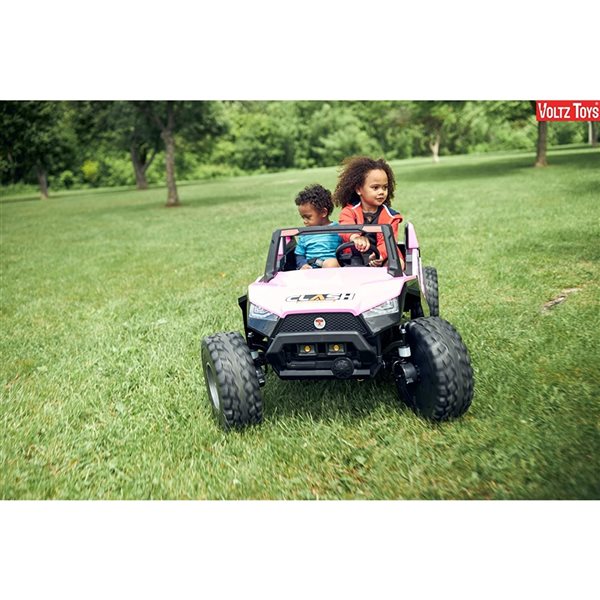 Voltz Toys Electric Ride On 24 V Dune Buggy with Parental Control White 81928WHITE RONA