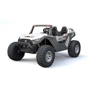 Voltz Toys Electric Ride-On 24 V Dune Buggy with Parental Control - White