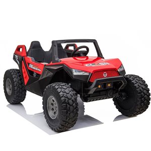 Voltz Toys Electric Ride-On 24 V Dune Buggy with Parental Control -  Red