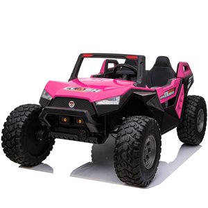 Voltz Toys Electric Ride-On 24 V Dune Buggy with Parental Control - Pink