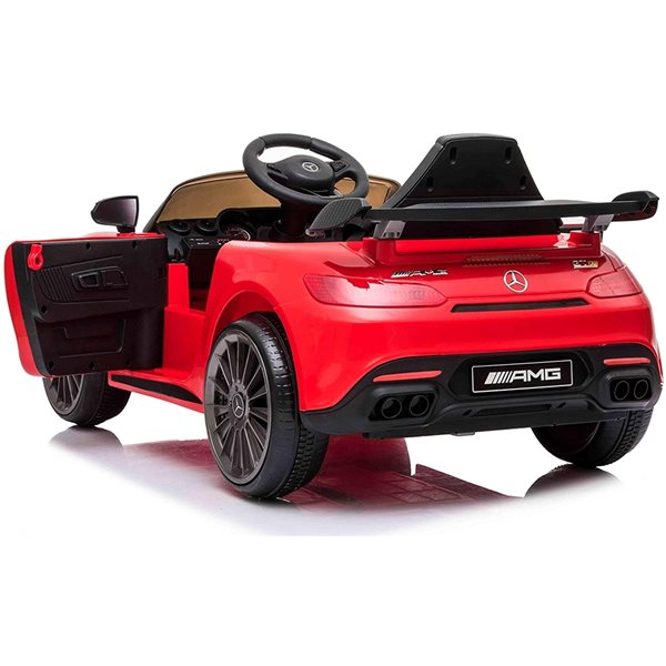 Voltz Toys Electric Ride-on Mercedes-Benz 12 V Red GT-R with Parental Control