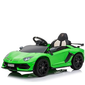 Voltz Toys Electric Ride-On 12 V Lamborghini AVj with Parental Control - Green