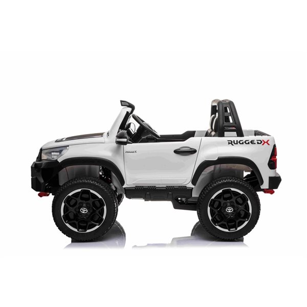 Voltz Toys Electric Ride-On 12 V Toyota Hilux with Parental Control - White