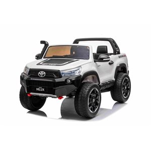 Voltz Toys Electric Ride-On 12 V Toyota Hilux with Parental Control - White