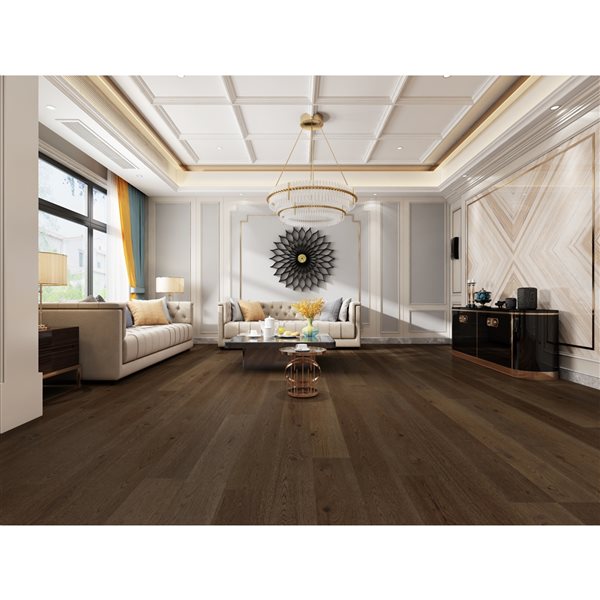 Home Inspired Floors 7 1/2-in Wide Hickory Nutshell Engineered Wood Flooring (19.84-sq. ft.)