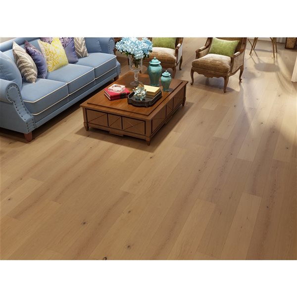 overdrive nærme sig spild væk Home Inspired Floors 8-1/2-in Wide Oak Beech Nut Engineered Wood Flooring  (20.84-sq. ft.) LOWEN22018BN | RONA