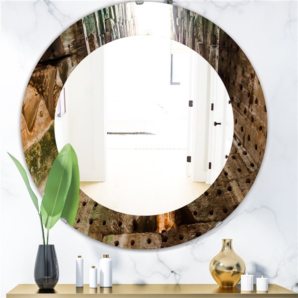 Designart 24 In X 24 In Canyon Modern Mirror Wall Mirror MIR19137 FC24   330907101 MainImage 001 L 