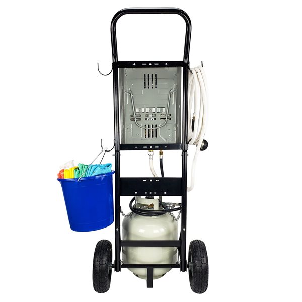 Onsen 5L 1.3 Gal/Min 32,000 BTU Outdoor Liquid Propane Tankless Water Heater with Hand Cart