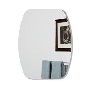 Decor Wonderland Oval Frameless 22-in Bathroom Mirror