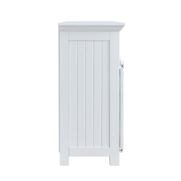 Komodo 58-in White Fan-Forced Electric Fireplace