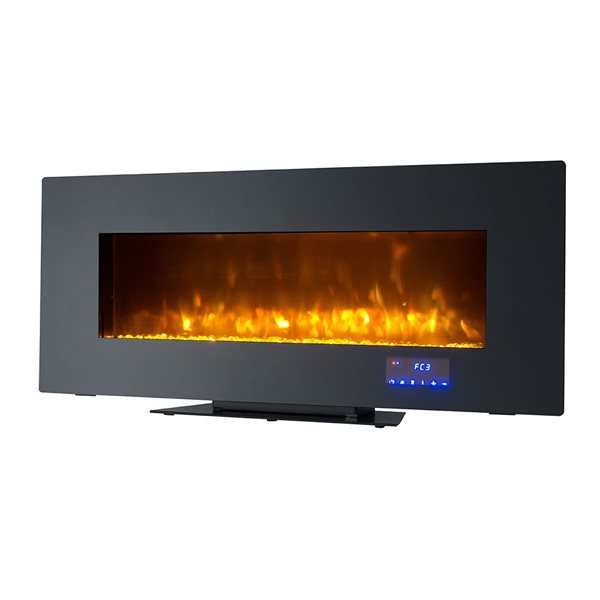 Komodo 42in Black FanForced Electric Fireplace SP5428 RONA