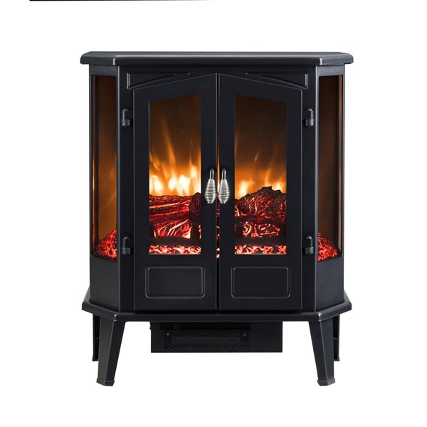 Komodo 23.5-in Black Fan-Forced Electric Fireplace SP5621 | RONA