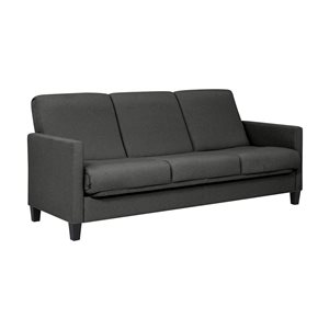 Handy Living Moneca Charcoal Grey Polyester Sofa Bed