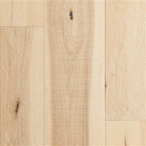 Villa Barcelona Reclaimed Prefinished Hickory Peninsula Wirebrushed Engineered Hardwood Flooring - 5-in & 7-in x 1/2-in