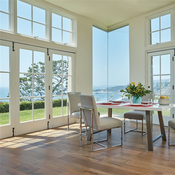 Villa Barcelona 7 1/2 x 1/2-in Prefinished Maple Bordeta Wirebrushed Engineered Hardwood Flooring