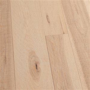Villa Barcelona Prefinished Hickory Peninsula Wirebrushed Engineered Hardwood Flooring - Pallet (5-in and 7-in x 1/2-in)