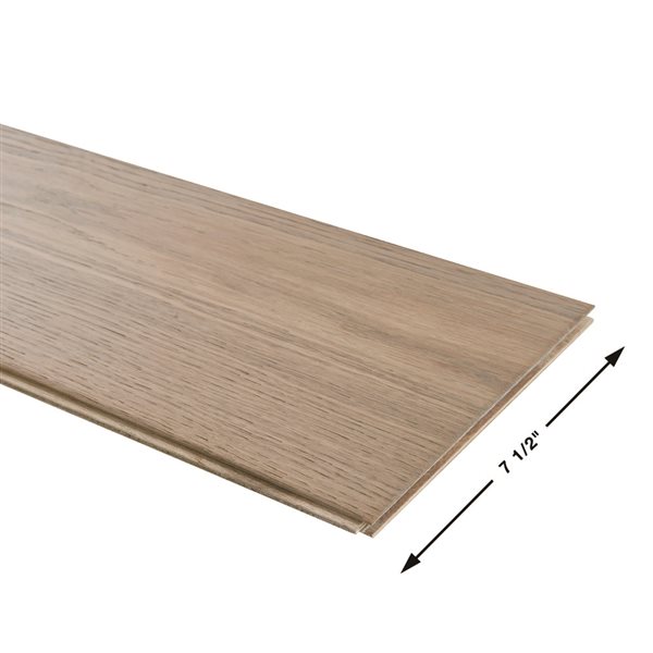 Villa Barcelona 7 1/2 x 1/2-in Prefinished French Oak Miranda Wirebrushed Engineered Hardwood Flooring (Pallet)