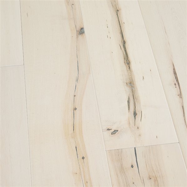 Villa Barcelona 7-1/2-in x 1/2-in Prefinished Maple Blanco Wirebrushed  Engineered Hardwood Flooring