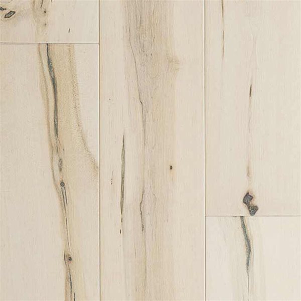 Villa Barcelona 6 1/2  x 3/8-in Prefinished Maple Blanco Wirebrushed Hardwood Flooring