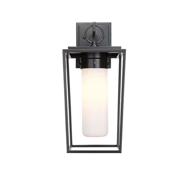 Z-Lite Sheridan 18-in H Black Hardwired Medium Base (E-26) Outdoor Wall Light