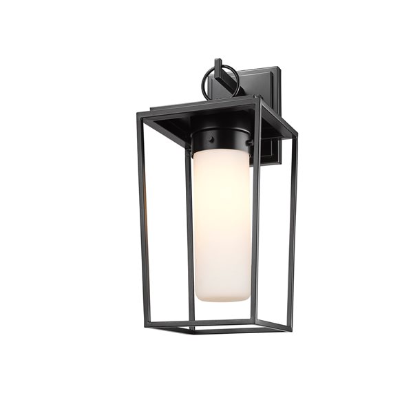 Z-Lite Sheridan 18-in H Black Hardwired Medium Base (E-26) Outdoor Wall Light