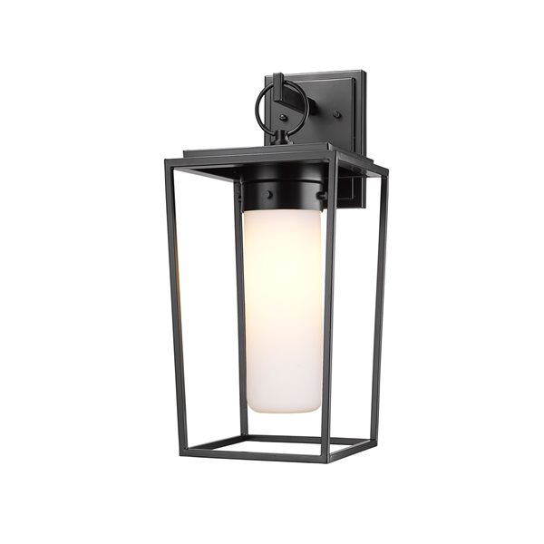 Z-Lite Sheridan 18-in H Black Hardwired Medium Base (E-26) Outdoor Wall Light