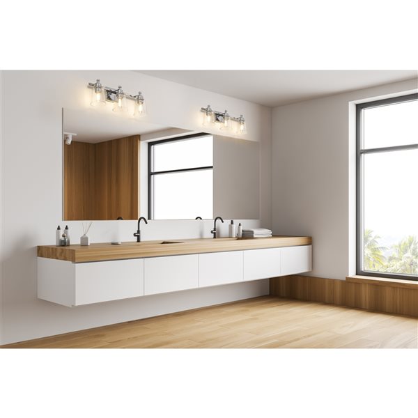 Z-Lite Bohin 3-Light Chrome Transitional Vanity Light