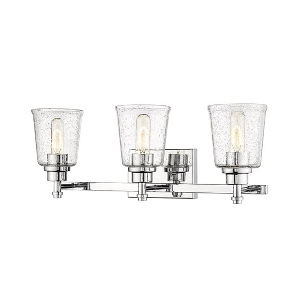 Z-Lite Bohin 3-Light Chrome Transitional Vanity Light