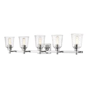 Z-Lite Bohin 5-Light Chrome Transitional Vanity Light