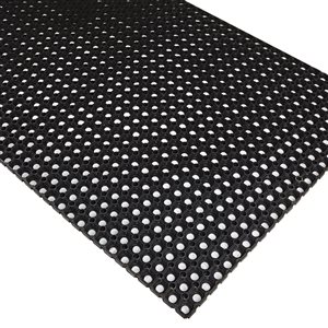 Redbarn 0.8-in x 49.5-in x 39.5-in Black Multipurpose Rubber Mat