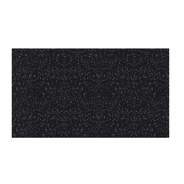 Fitfloor 0.3-in x 48-in x 72-in Black Flecked with Grey Multipurpose Rubber Mat