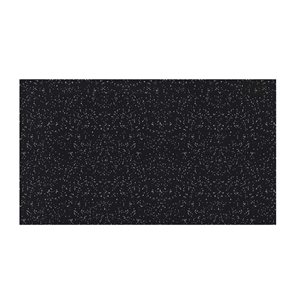 Fitfloor 0.3-in x 48-in x 72-in Black Flecked with Grey Multipurpose Rubber Mat