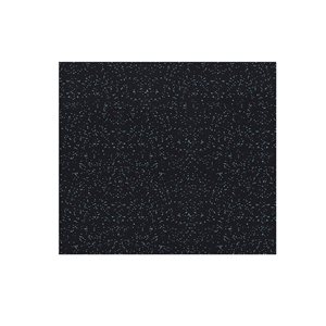 Fitfloor 0.3-in x 36-in x 48-in Black Flecked with Blue Multipurpose Rubber Mat