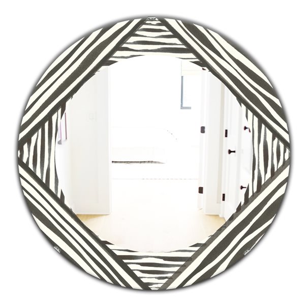 Designart 24-in x 24-in Minimalist Graphics III Mirror
