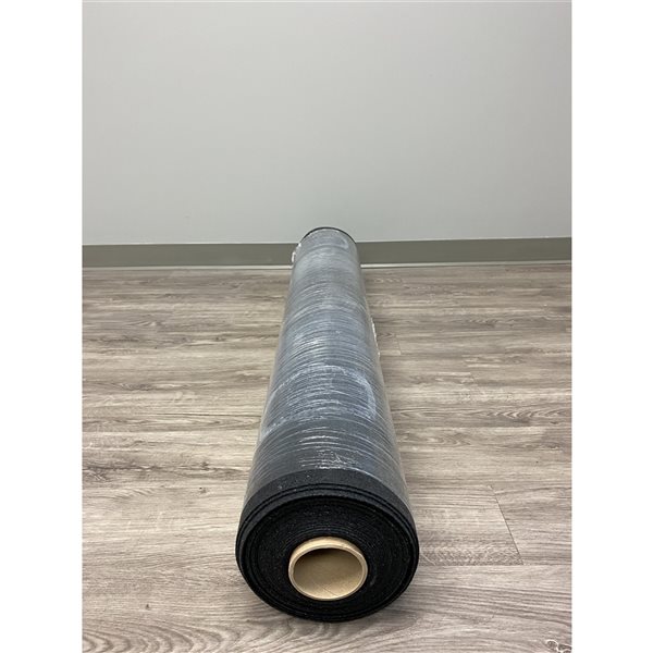 SynX RubberBox Fitness Underlay - 2mm - 50 ft x 4 ft - 200 sq ft - Black