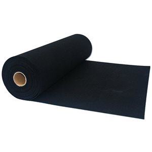 Sous-Tapis RubberBox Fitness de SynX - 2mm - 50 pi x 4 pi, 200 pi², Noir
