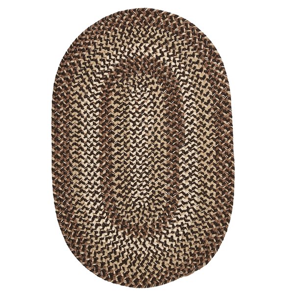 Colonial Mills Braxton 4-in x 5-in Neutral Oval Indoor/outdoor Border ...