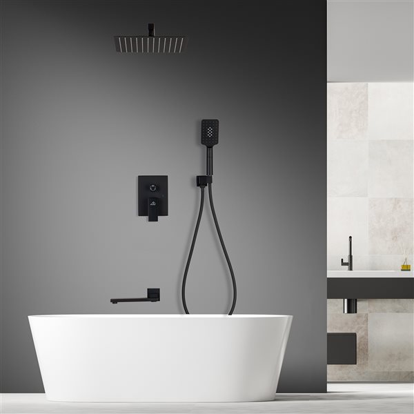 CASAINC Matte Black Shower System