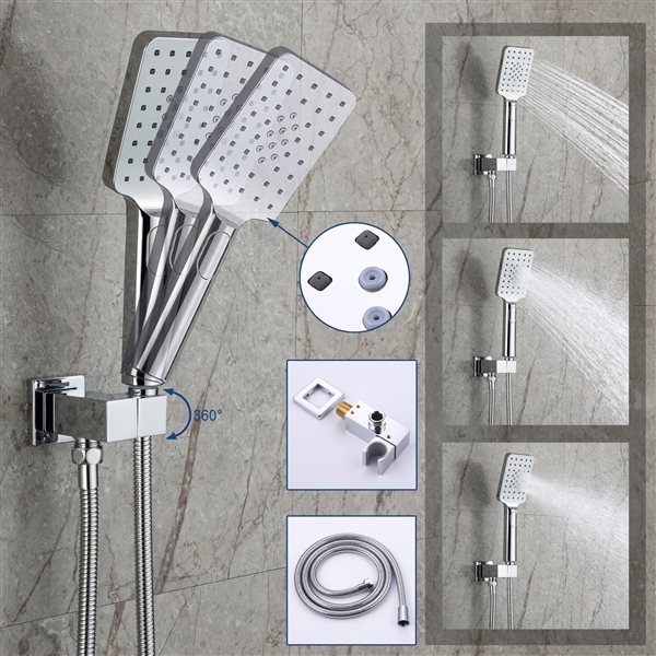 CASAINC Polished Chrome Shower System | RONA