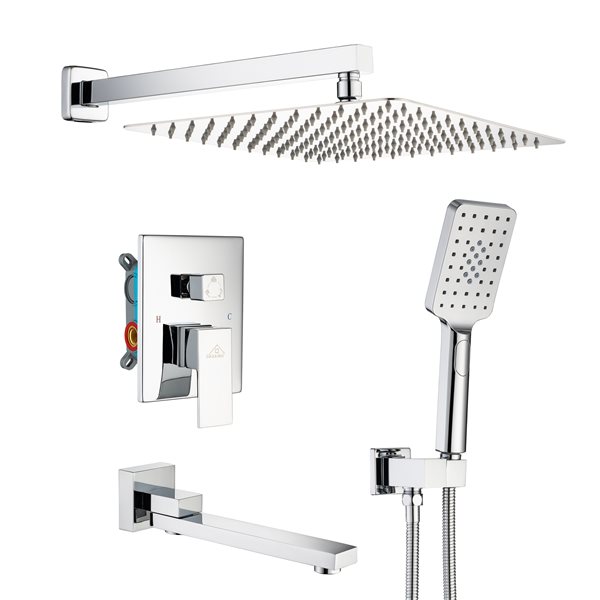 CASAINC Polished Chrome Shower System | RONA