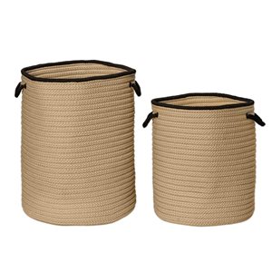 Colonial Mills Boat House 15-in x 15-in x 18-in Black Hamper