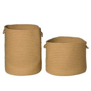 Colonial Mills Clean & Dirty Topaz Woven Hampers - Set of 2