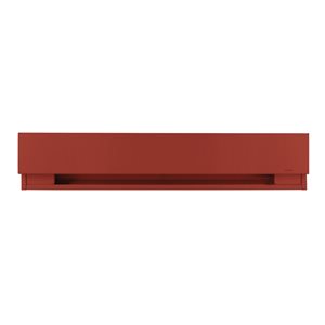 Plinthe chauffante électrique standard Prima par Stelpro de 49,88 po, 240 V et 1500 W, rouge