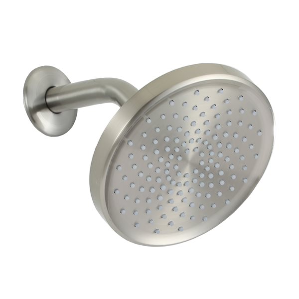 Image of Casainc | Brushed Nickel 1-Spray Rain Shower Head 1.75-Gpm (6.6-Lpm) | Rona