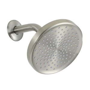 Casainc Brushed Nickel 1-Spray Rain Shower Head 1.75-GPM (6.6-LPM)