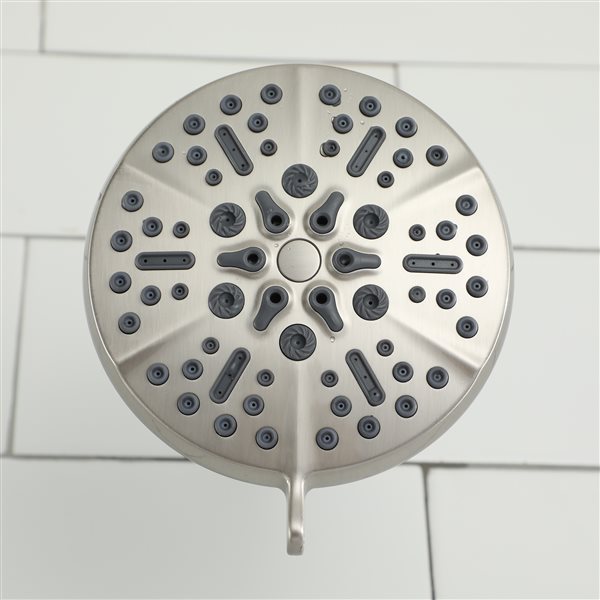 Casainc Brushed Nickel 5-Spray Rain Shower Head 1.75-GPM (6.6-LPM)