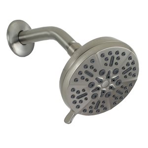 Casainc Brushed Nickel 5-Spray Rain Shower Head 1.75-GPM (6.6-LPM)